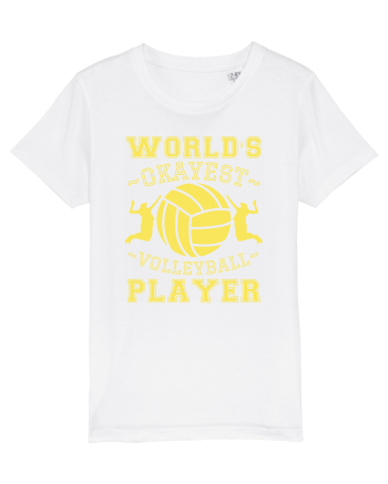 World'S Okayest Volleyball Player White
