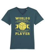 World'S Okayest Volleyball Player Tricou mânecă scurtă guler V Bărbat Presenter