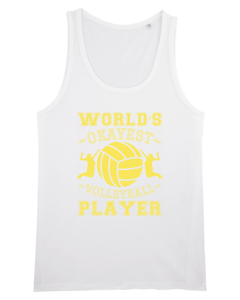 World'S Okayest Volleyball Player White