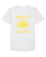 World'S Okayest Volleyball Player Tricou mânecă scurtă guler larg Bărbat Skater