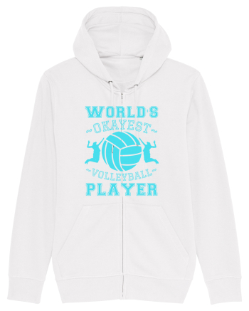World'S Okayest Volleyball Player White