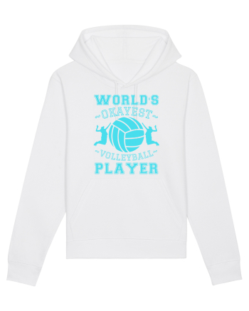 World'S Okayest Volleyball Player White