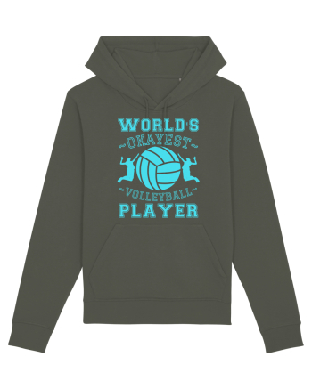 World'S Okayest Volleyball Player Khaki