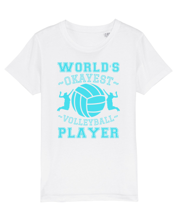 World'S Okayest Volleyball Player White
