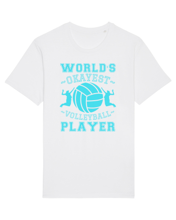 World'S Okayest Volleyball Player White