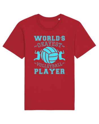World'S Okayest Volleyball Player Red