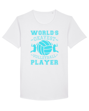World'S Okayest Volleyball Player White