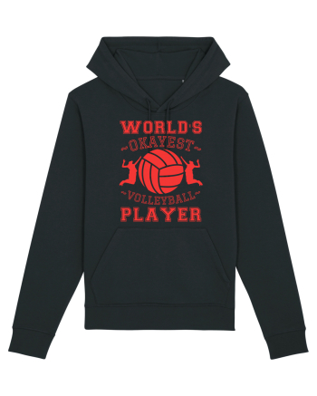 World'S Okayest Volleyball Player Black