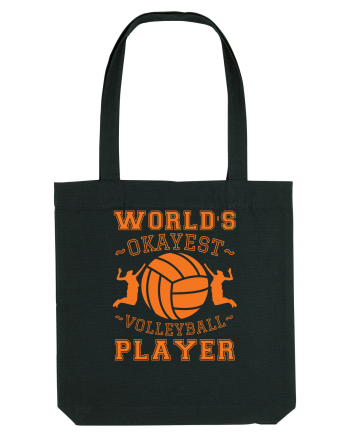 World'S Okayest Volleyball Player Black