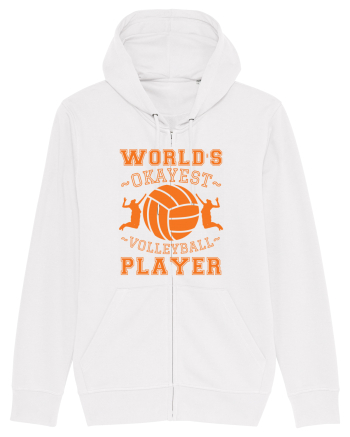 World'S Okayest Volleyball Player White