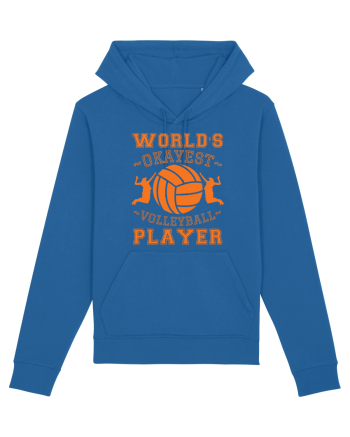 World'S Okayest Volleyball Player Royal Blue
