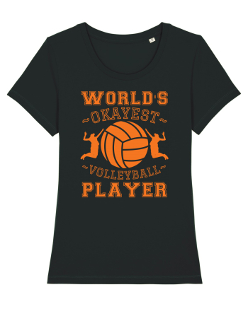 World'S Okayest Volleyball Player Black
