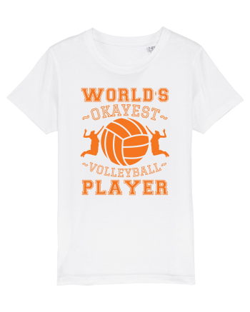 World'S Okayest Volleyball Player White