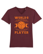 World'S Okayest Volleyball Player Tricou mânecă scurtă guler V Bărbat Presenter