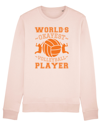 World'S Okayest Volleyball Player Candy Pink