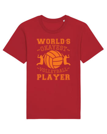 World'S Okayest Volleyball Player Red