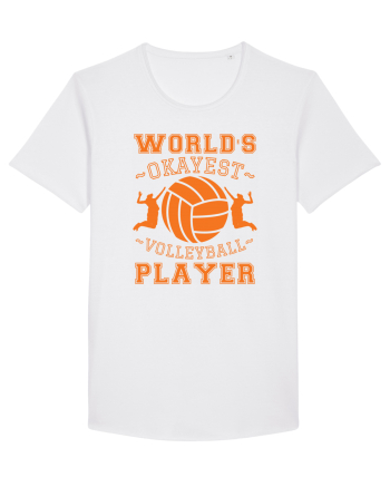 World'S Okayest Volleyball Player White