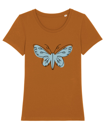 Abstract Butterfly Roasted Orange