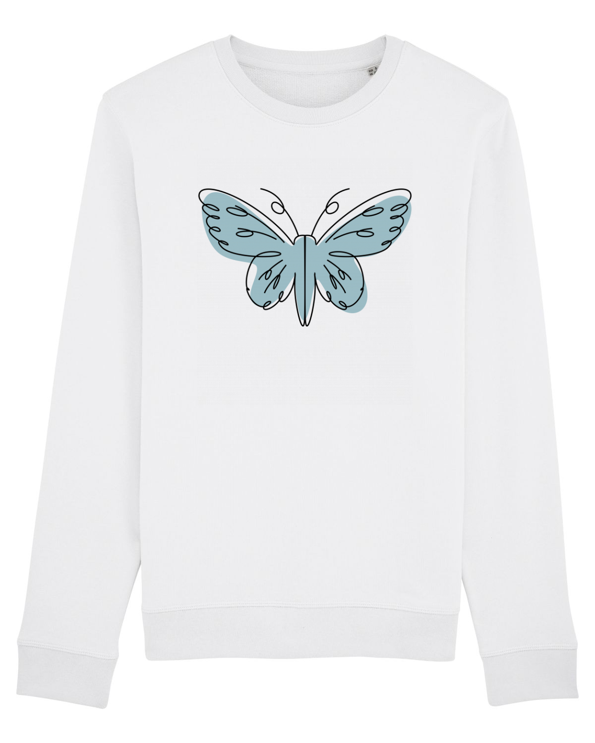 Bluză mânecă lungă Unisex Rise White