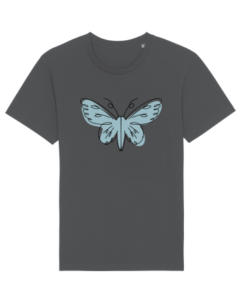 Abstract Butterfly Anthracite