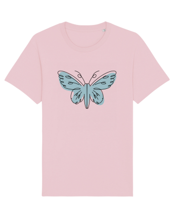 Abstract Butterfly Cotton Pink