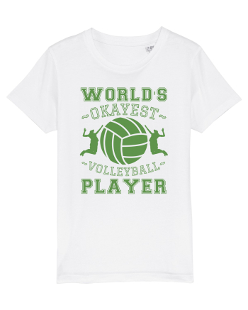 World'S Okayest Volleyball Player White