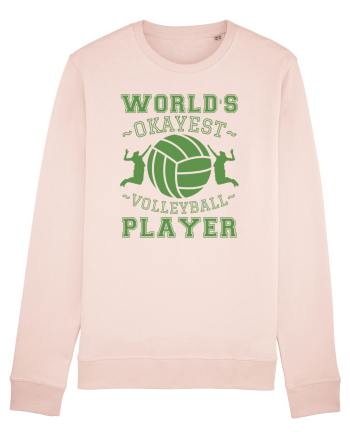World'S Okayest Volleyball Player Candy Pink