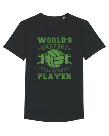 World'S Okayest Volleyball Player Black
