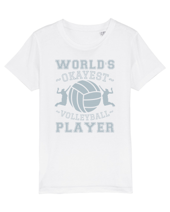 World'S Okayest Volleyball Player White