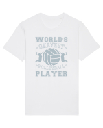 World'S Okayest Volleyball Player Tricou mânecă scurtă Unisex Rocker