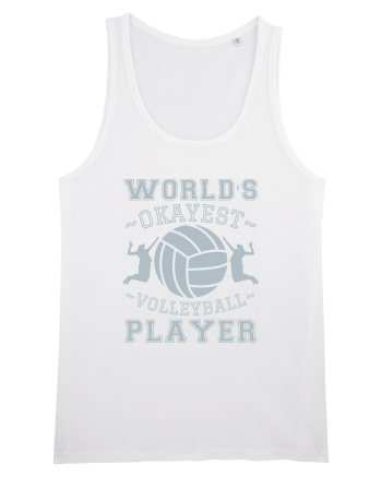 World'S Okayest Volleyball Player White