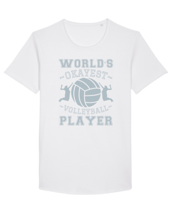 World'S Okayest Volleyball Player White