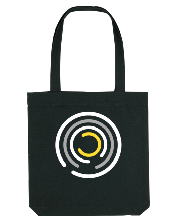 Abstract Circle Black
