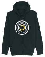 Abstract Circle Hanorac cu fermoar Unisex Connector