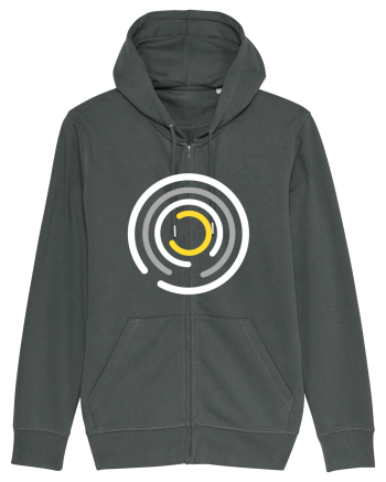 Abstract Circle Anthracite