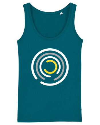 Abstract Circle Ocean Depth