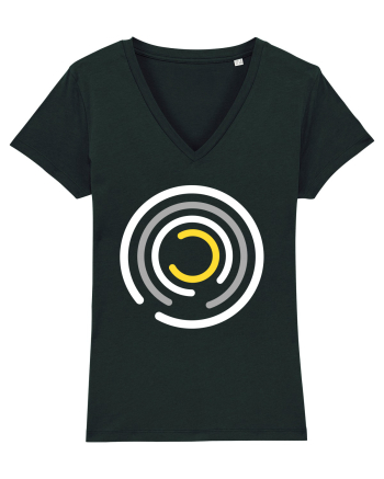 Abstract Circle Black