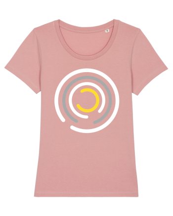 Abstract Circle Canyon Pink