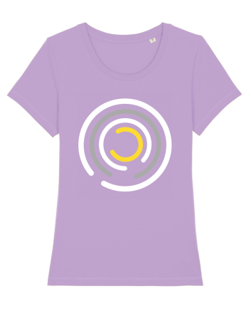 Abstract Circle Lavender Dawn