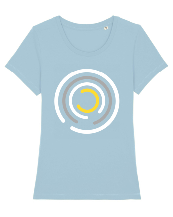 Abstract Circle Sky Blue