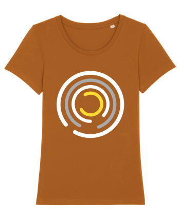 Abstract Circle Roasted Orange