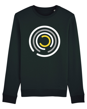 Abstract Circle Black