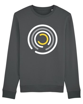 Abstract Circle Anthracite