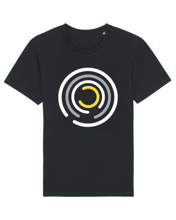 Abstract Circle Black