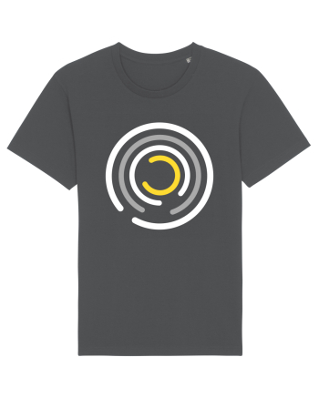 Abstract Circle Anthracite