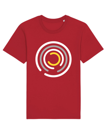 Abstract Circle Red