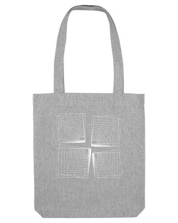 Abstract Cube Net Heather Grey