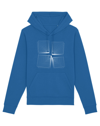 Abstract Cube Net Royal Blue