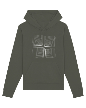 Abstract Cube Net Khaki