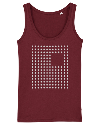 Abstract Dots Burgundy